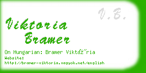 viktoria bramer business card